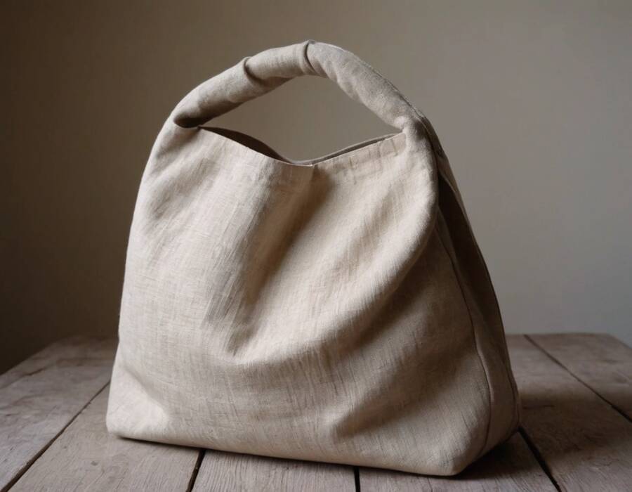 Handmade Linen Bag